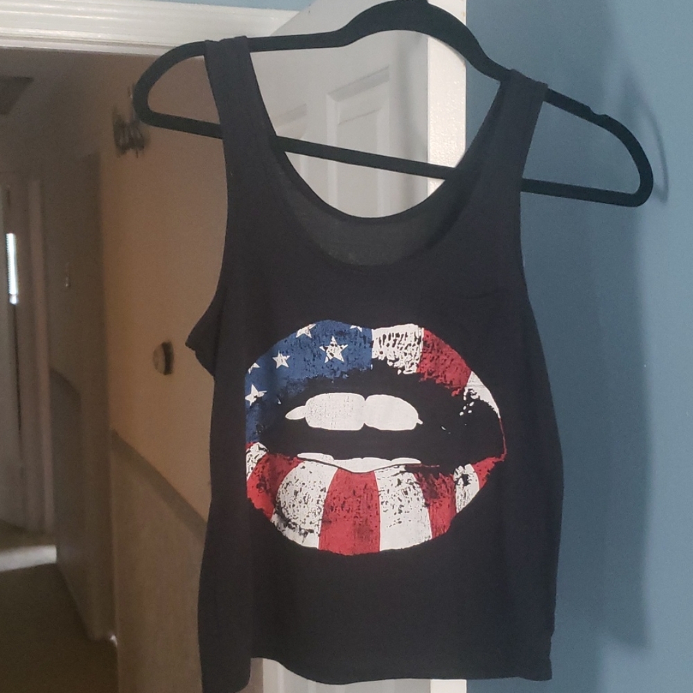 American Kiss crop top